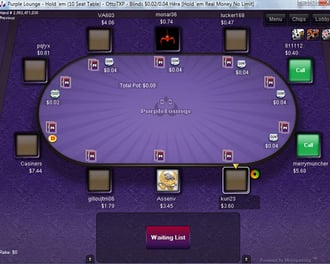 Purple Lounge Poker