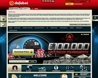 dafabet poker