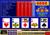 Aces and Eights - the most popular version of video poker